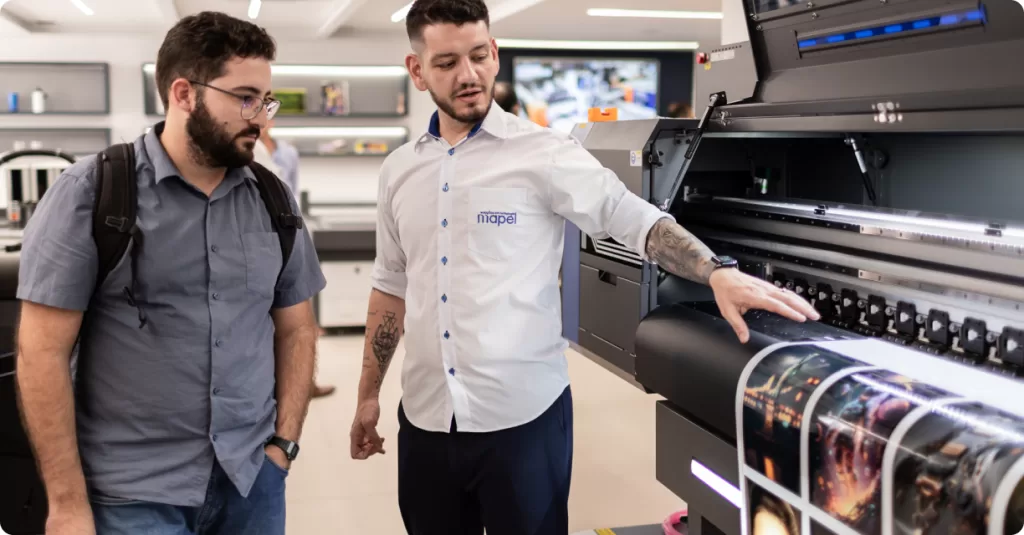 mapel 47 anos equipamento de impressão