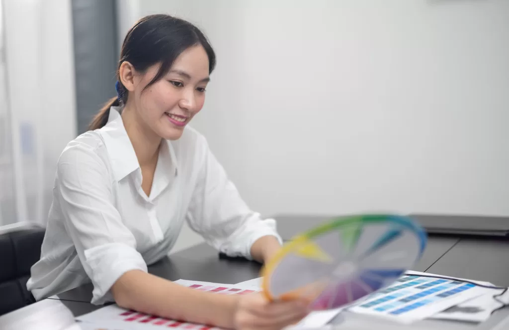 impresso cmyk designer otimizando projeto