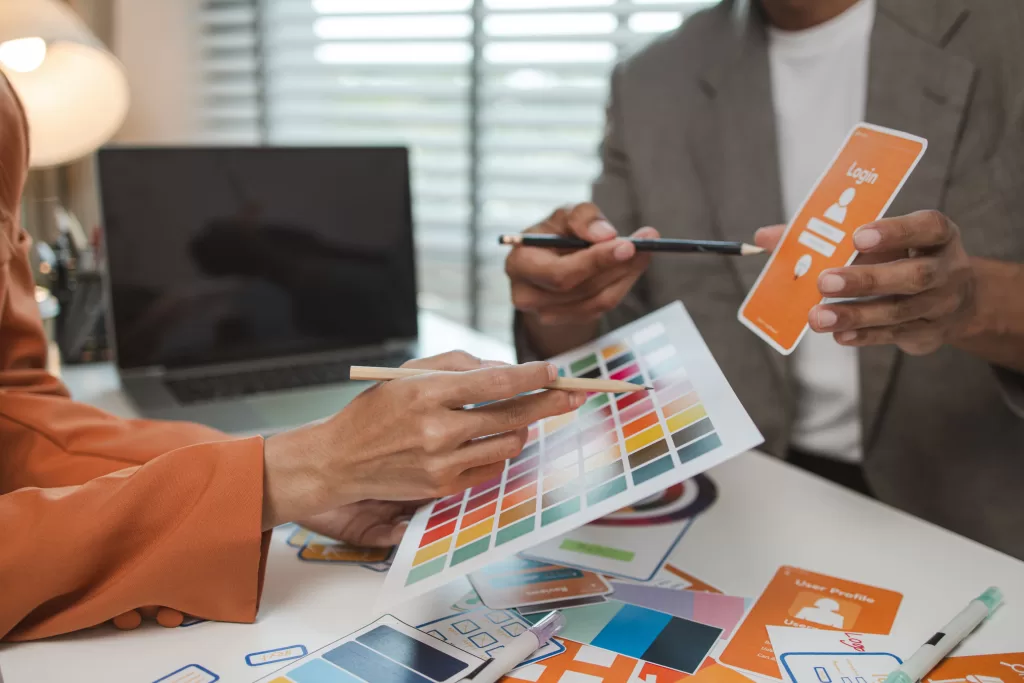 impressao de eeetiquetas planejamento de cores