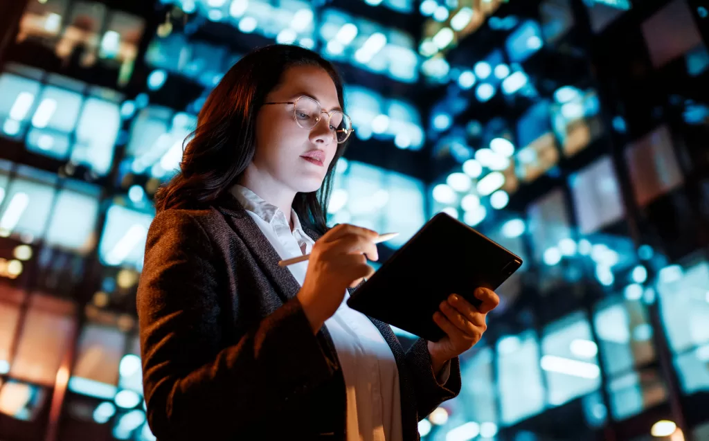 Transformação Digital nas Empresas tablet