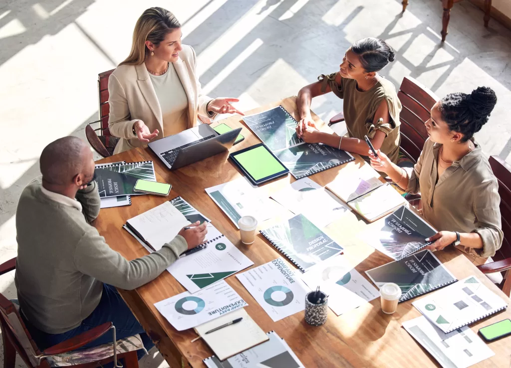 o que e esg reuniao equipe