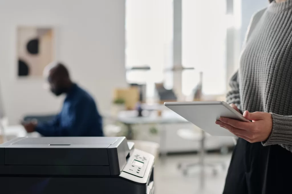 scanner e impressora como usar